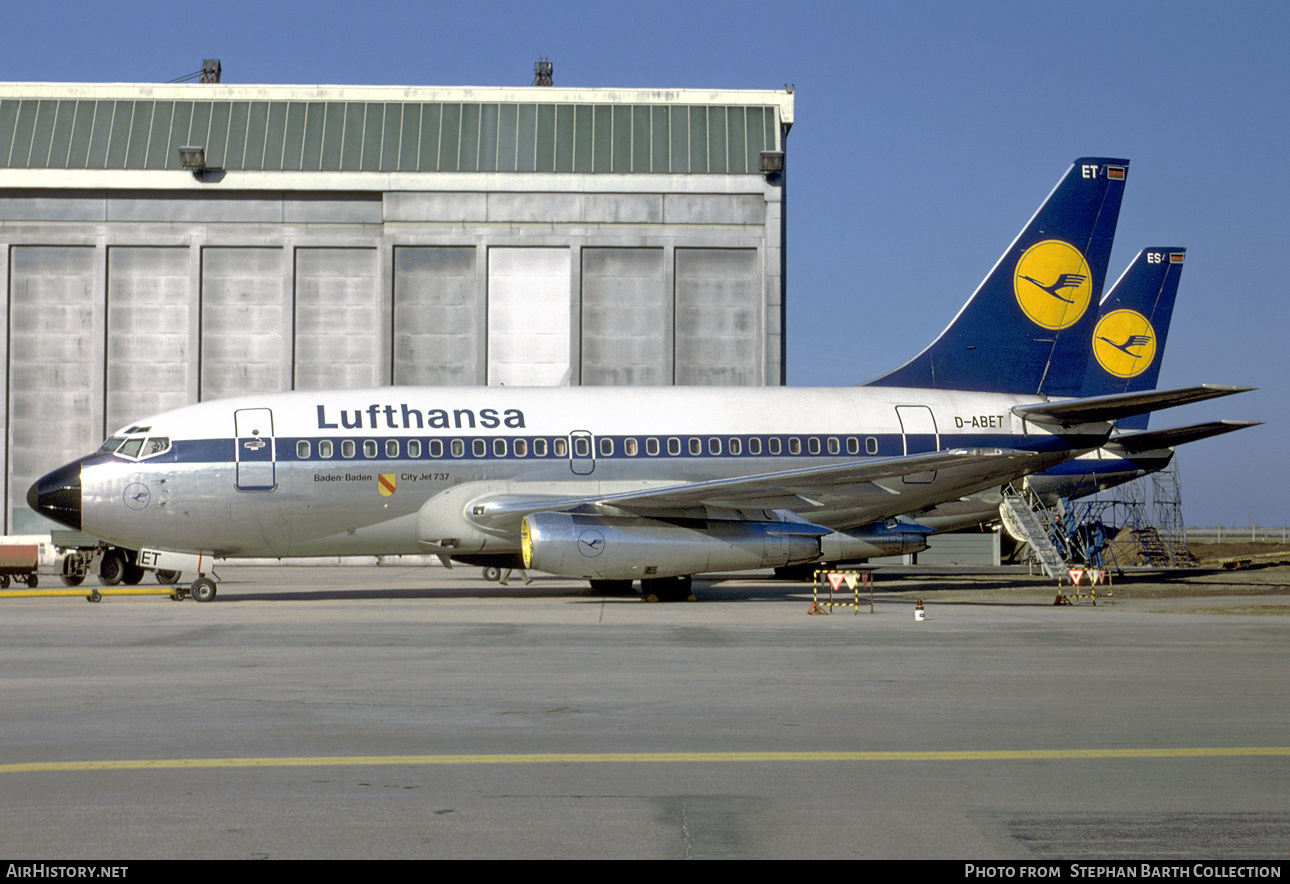 Aircraft Photo of D-ABET | Boeing 737-130 | Lufthansa | AirHistory.net #425462