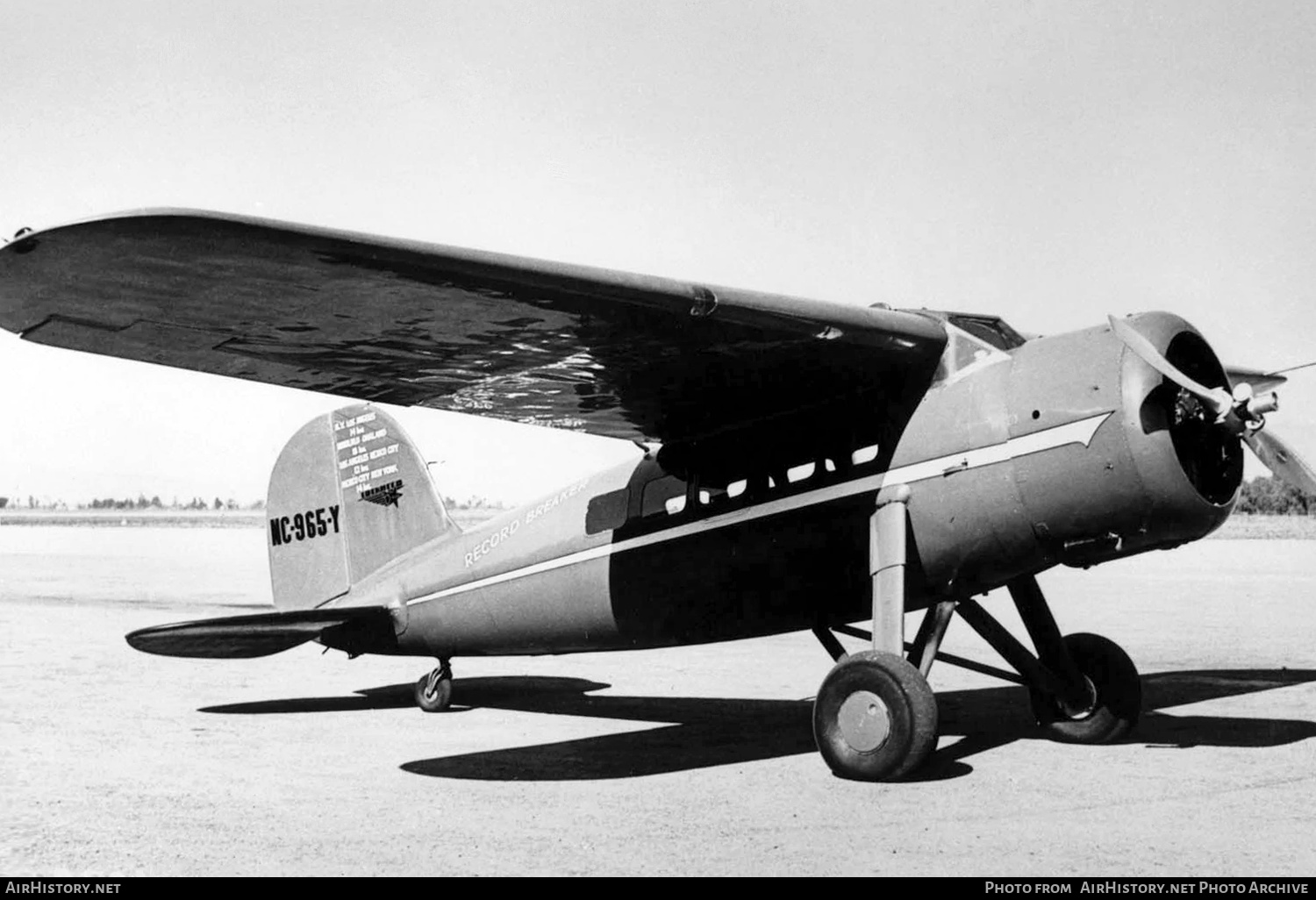 Aircraft Photo of NC965Y | Lockheed 5C Vega Special | AirHistory.net #425463