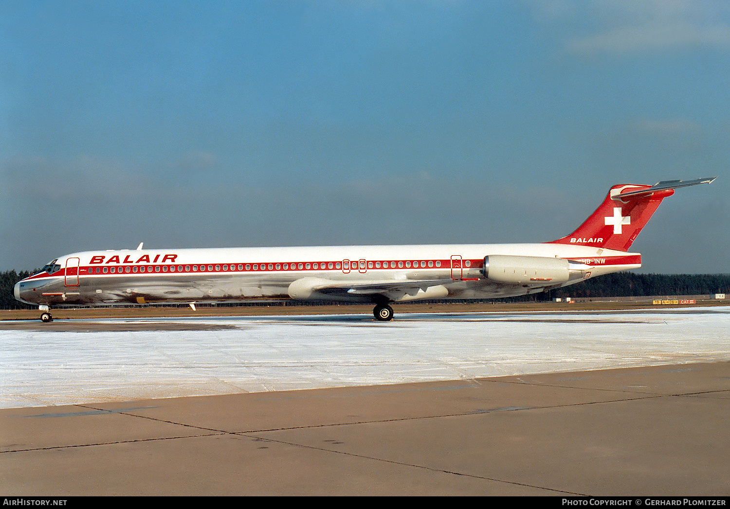 Aircraft Photo of HB-INW | McDonnell Douglas MD-82 (DC-9-82) | Balair | AirHistory.net #425466