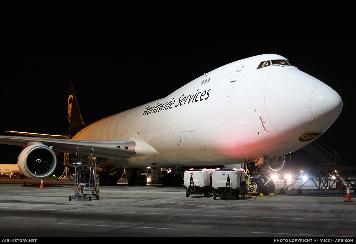 Aircraft Photo of N611UP | Boeing 747-8F | United Parcel Service - UPS | AirHistory.net #425487