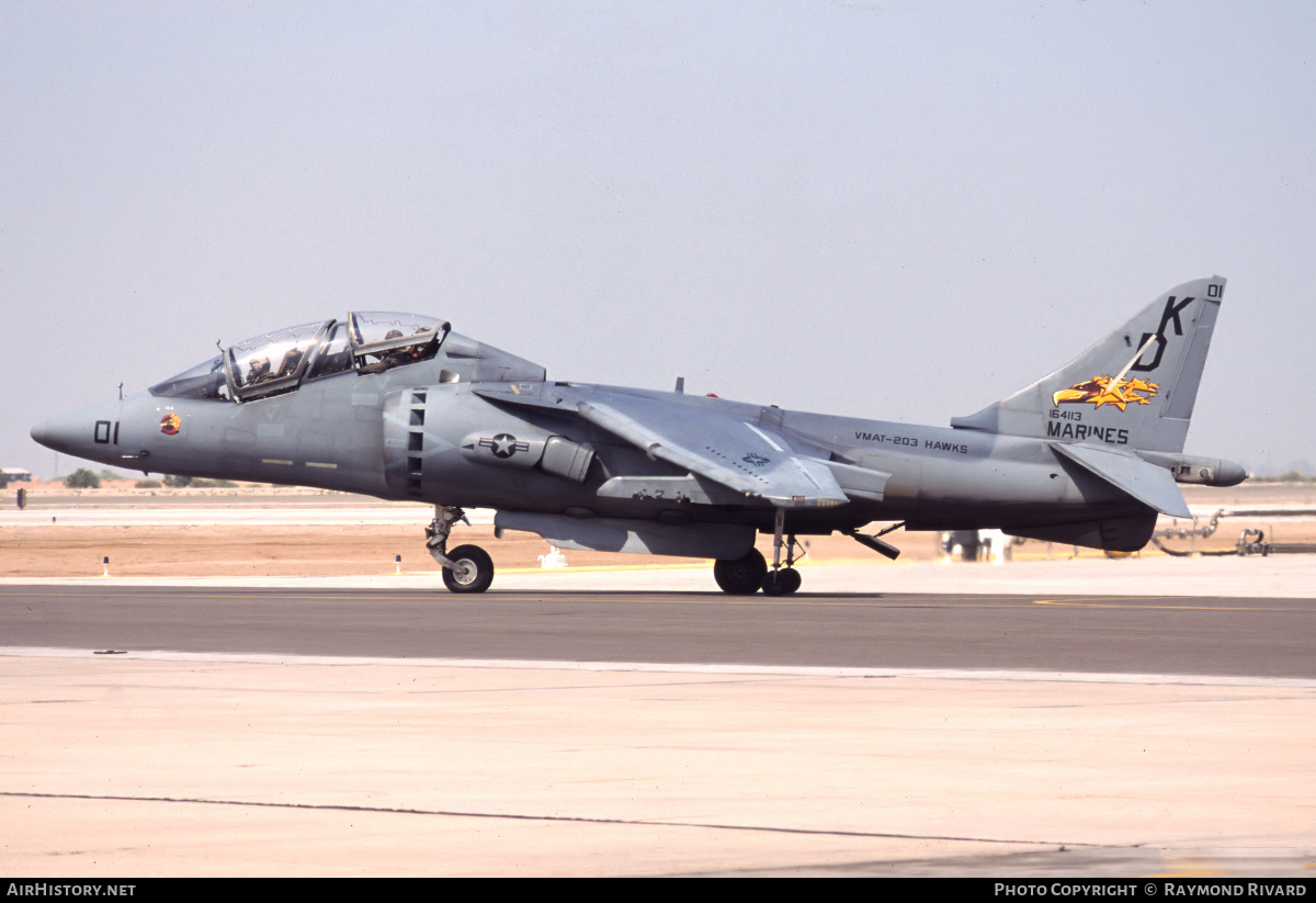 Aircraft Photo of 164113 | McDonnell Douglas TAV-8B Harrier II | USA - Marines | AirHistory.net #425539