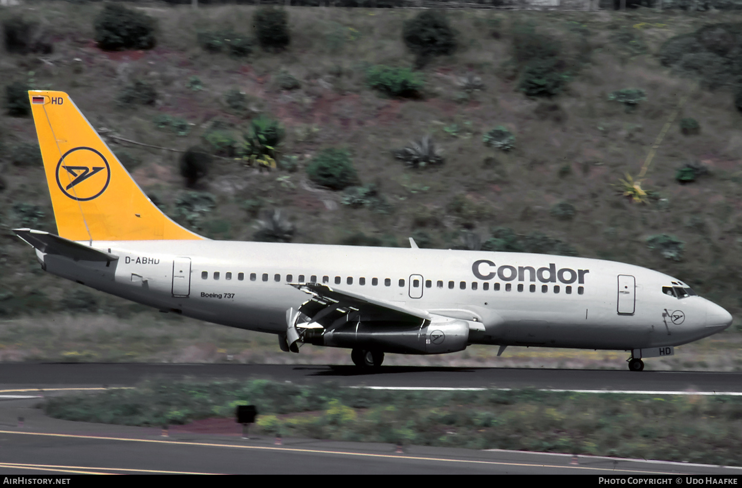 Aircraft Photo of D-ABHD | Boeing 737-230/Adv | Condor Flugdienst | AirHistory.net #425567