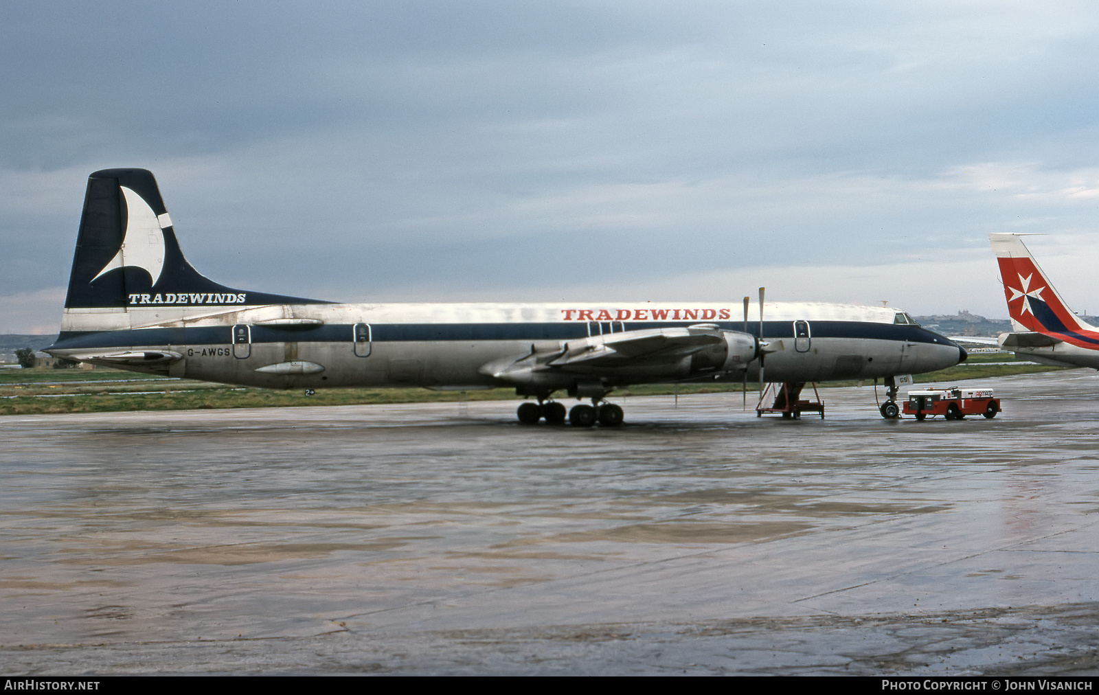 Aircraft Photo of G-AWGS | Canadair CL-44D4-1 | Tradewinds Airways | AirHistory.net #425601