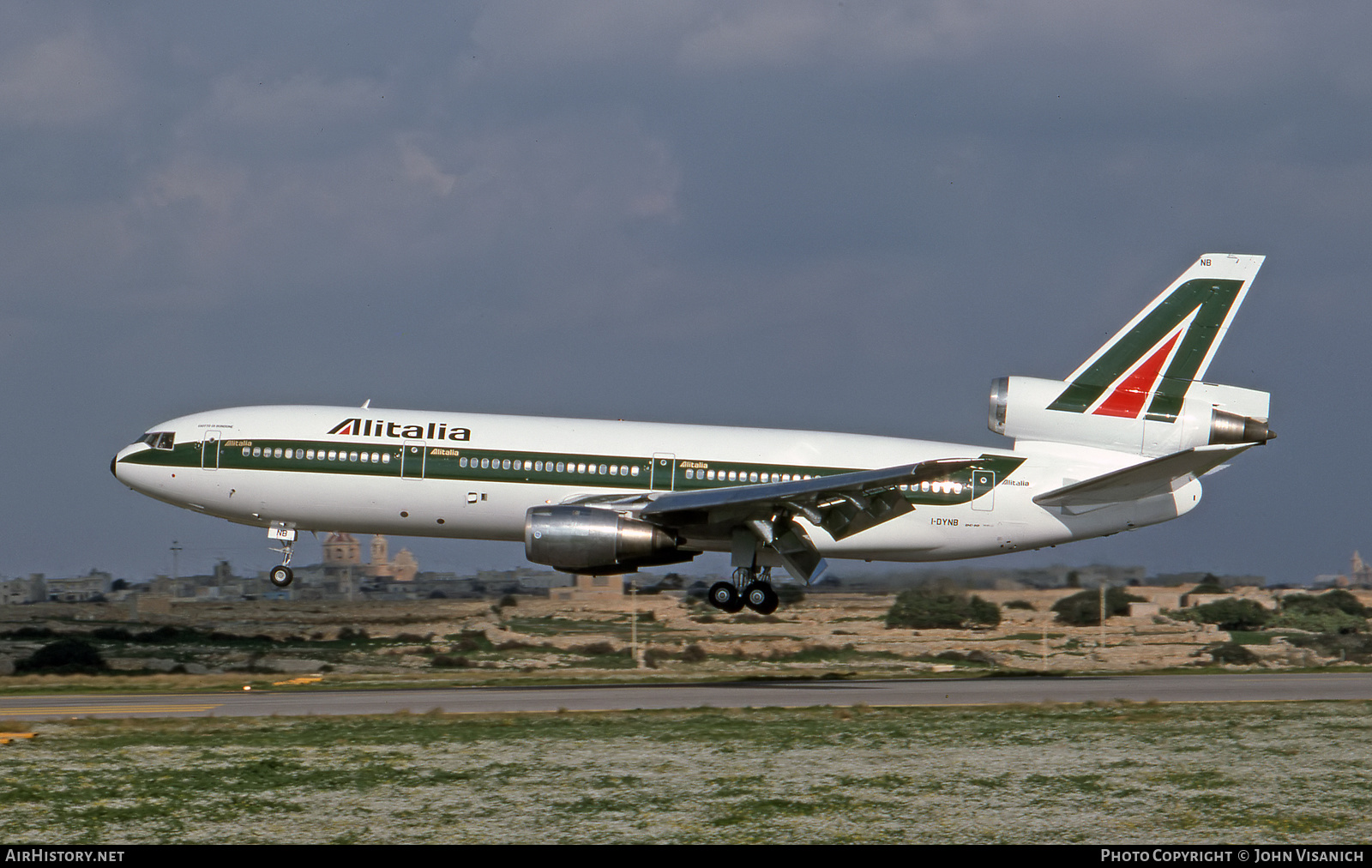 Aircraft Photo of I-DYNB | McDonnell Douglas DC-10-30 | Alitalia | AirHistory.net #425605