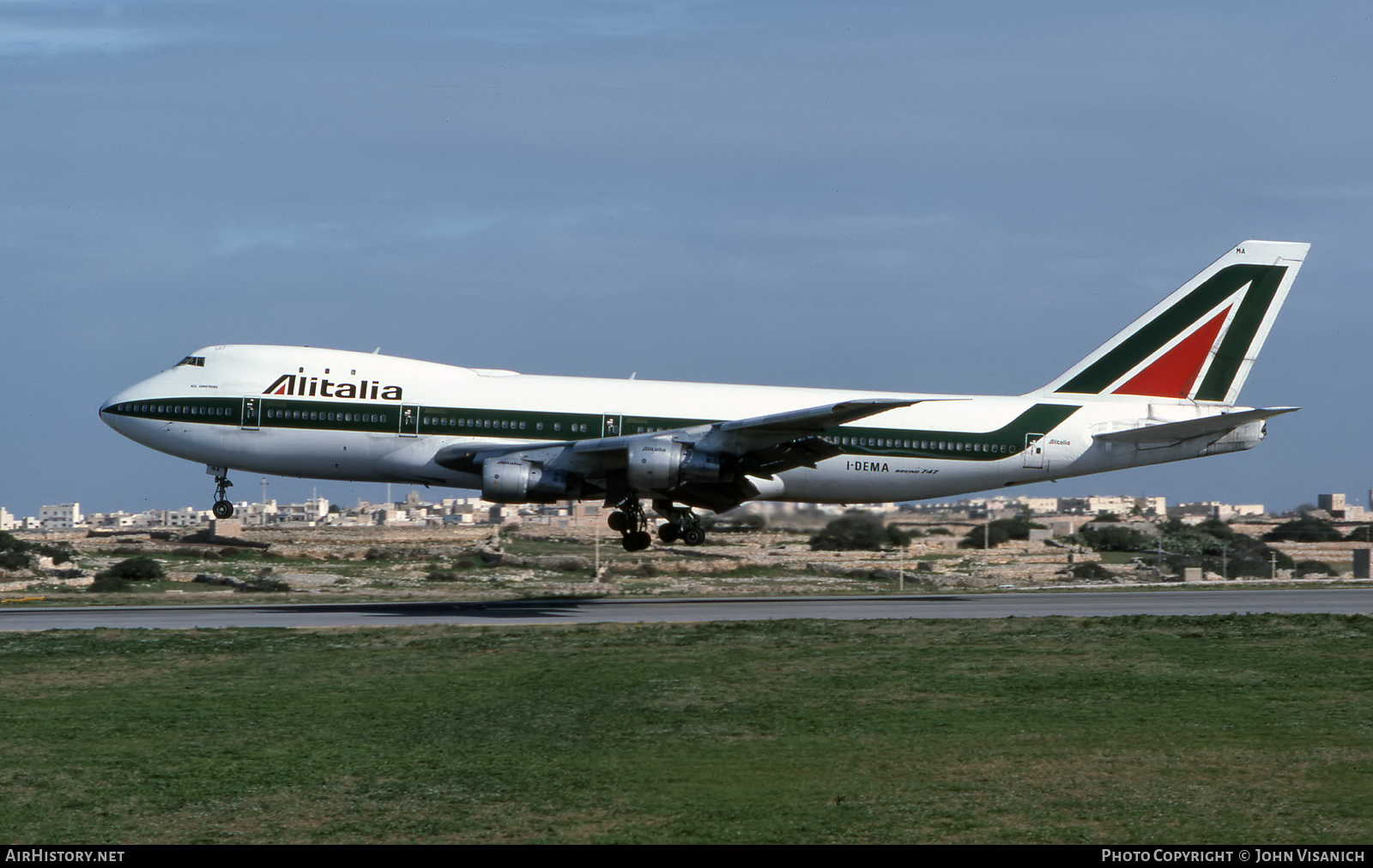 Aircraft Photo of I-DEMA | Boeing 747-143 | Alitalia | AirHistory.net #425614