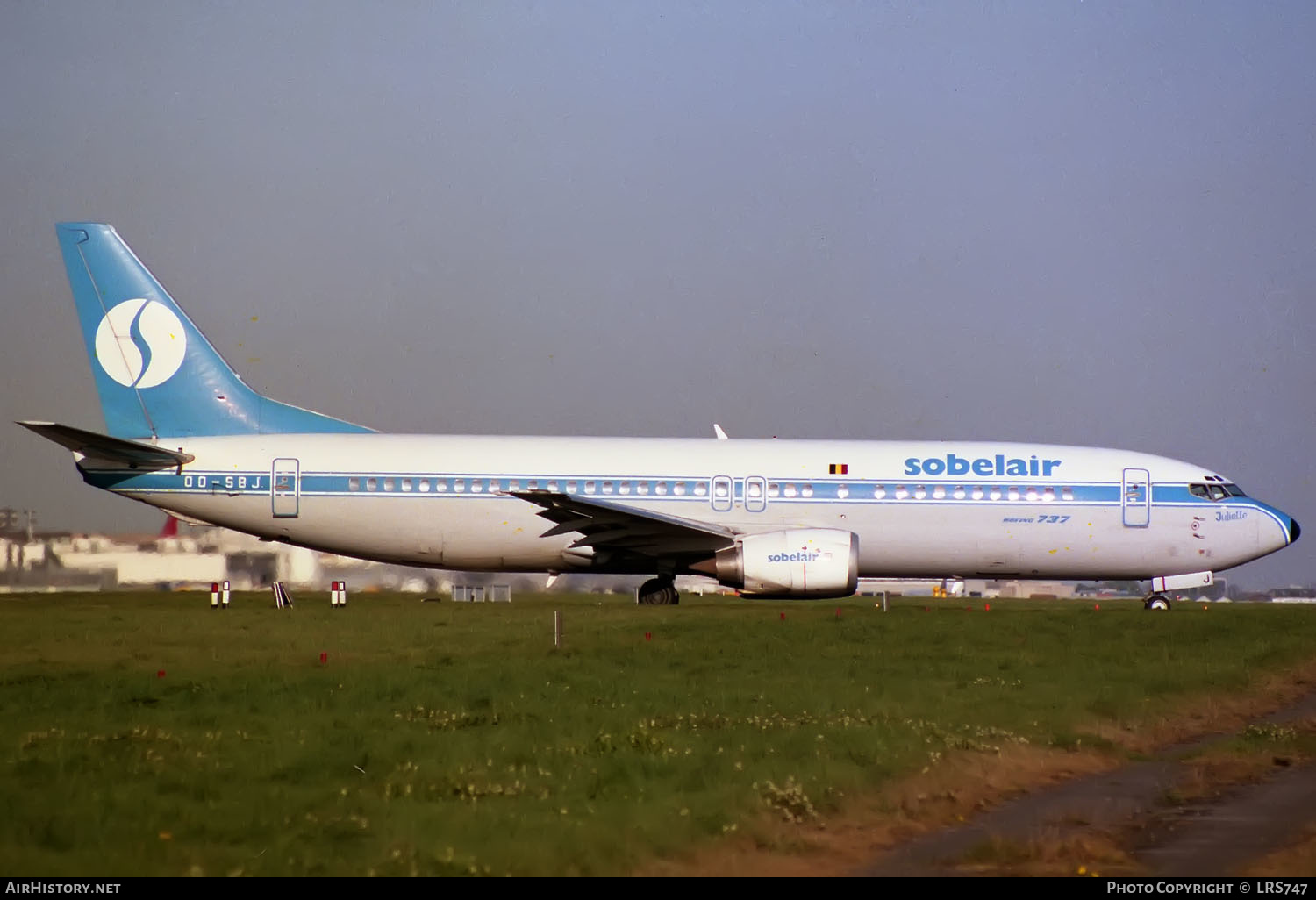 Aircraft Photo of OO-SBJ | Boeing 737-46B | Sobelair | AirHistory.net #425627