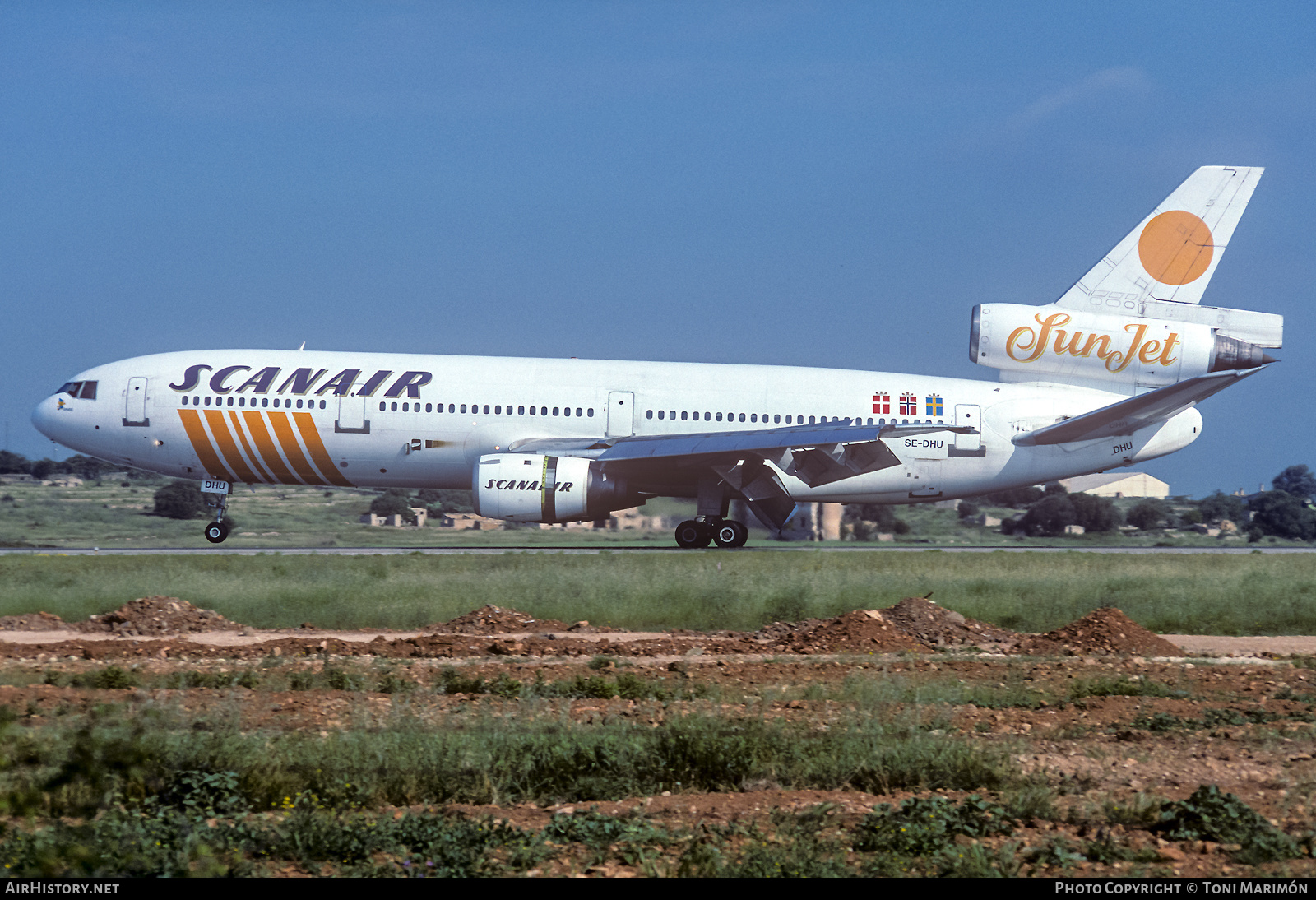 Aircraft Photo of SE-DHU | McDonnell Douglas DC-10-10 | Scanair | AirHistory.net #425680