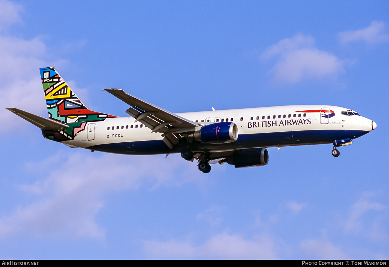 Aircraft Photo of G-DOCL | Boeing 737-436 | British Airways | AirHistory.net #425702