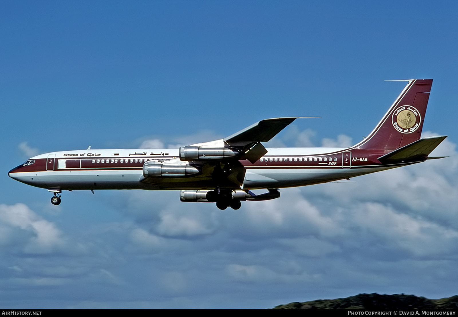 Aircraft Photo of A7-AAA | Boeing 707-3P1C | State of Qatar | AirHistory.net #425706