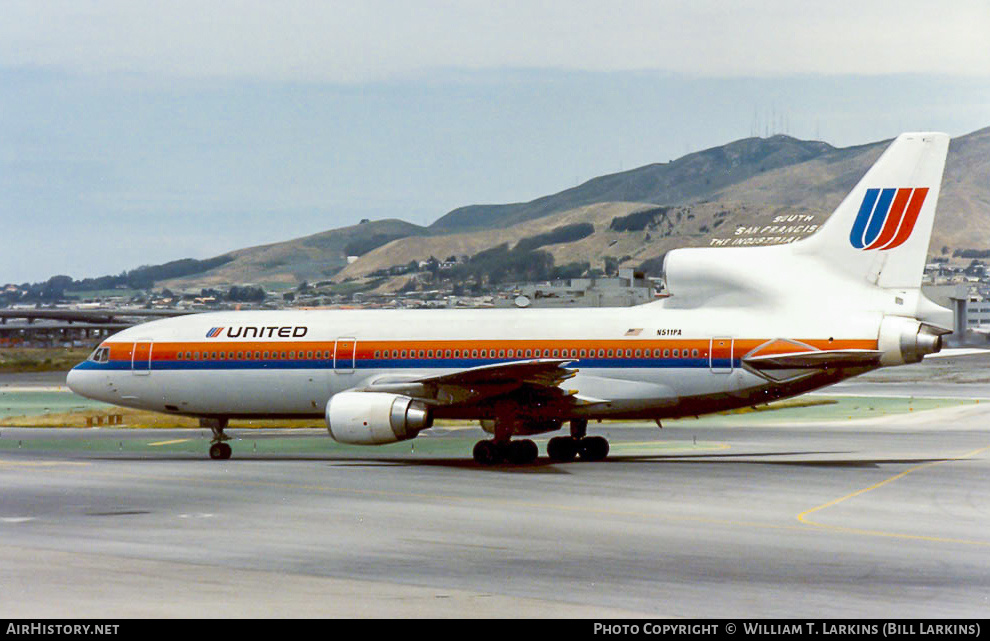 Aircraft Photo of N511PA | Lockheed L-1011-385-3 TriStar 500 | United Airlines | AirHistory.net #425719
