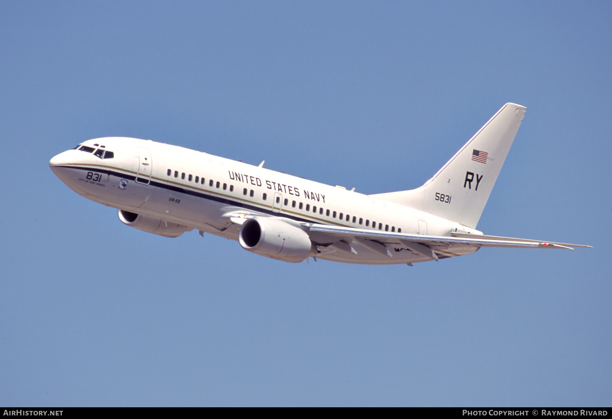 Aircraft Photo of 165831 / 5831 | Boeing C-40A Clipper | USA - Navy | AirHistory.net #425749