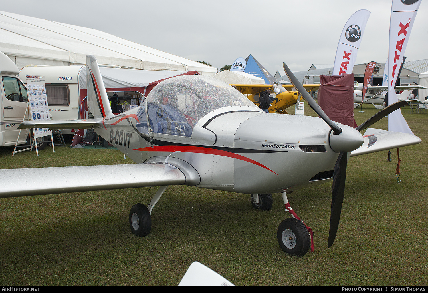 Aircraft Photo of G-CGVT | Cosmik EV-97 TeamEurostar UK | AirHistory.net #425760