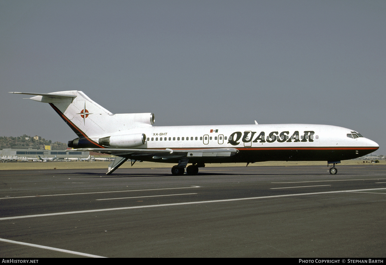 Aircraft Photo of XA-SHT | Boeing 727-76 | Quassar de México | AirHistory.net #425776