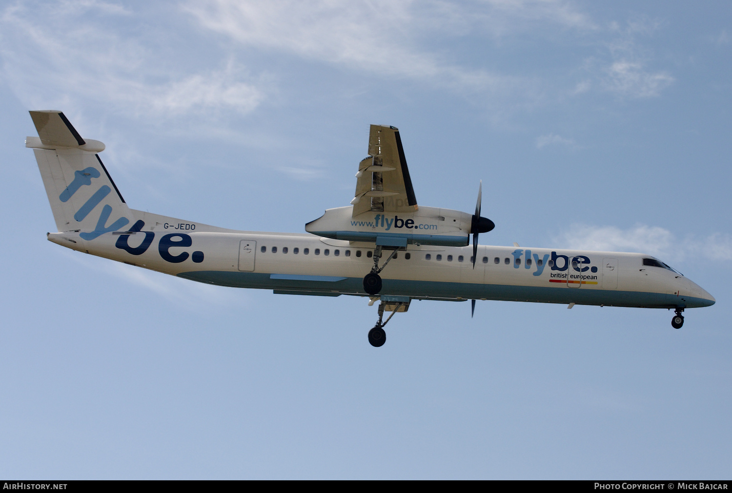 Aircraft Photo of G-JEDO | Bombardier DHC-8-402 Dash 8 | Flybe - British European | AirHistory.net #425778