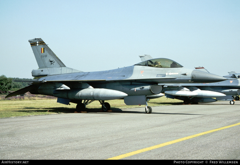 Aircraft Photo of FA-101 | General Dynamics F-16A Fighting Falcon | Belgium - Air Force | AirHistory.net #425781