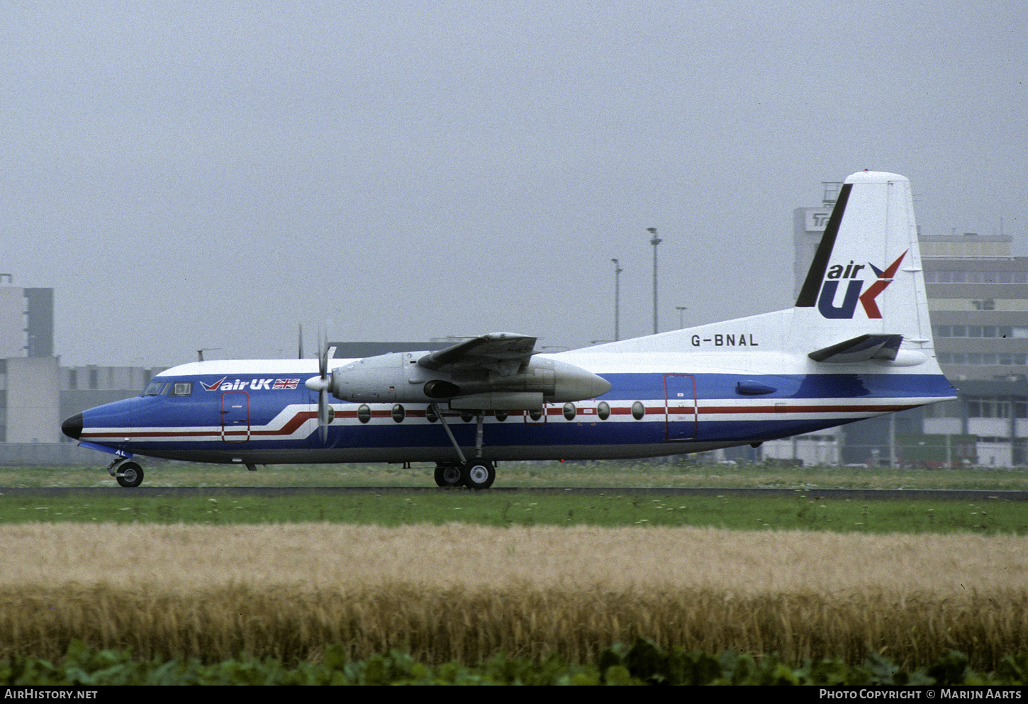 Aircraft Photo of G-BNAL | Fokker F27-600 Friendship | Air UK | AirHistory.net #425785
