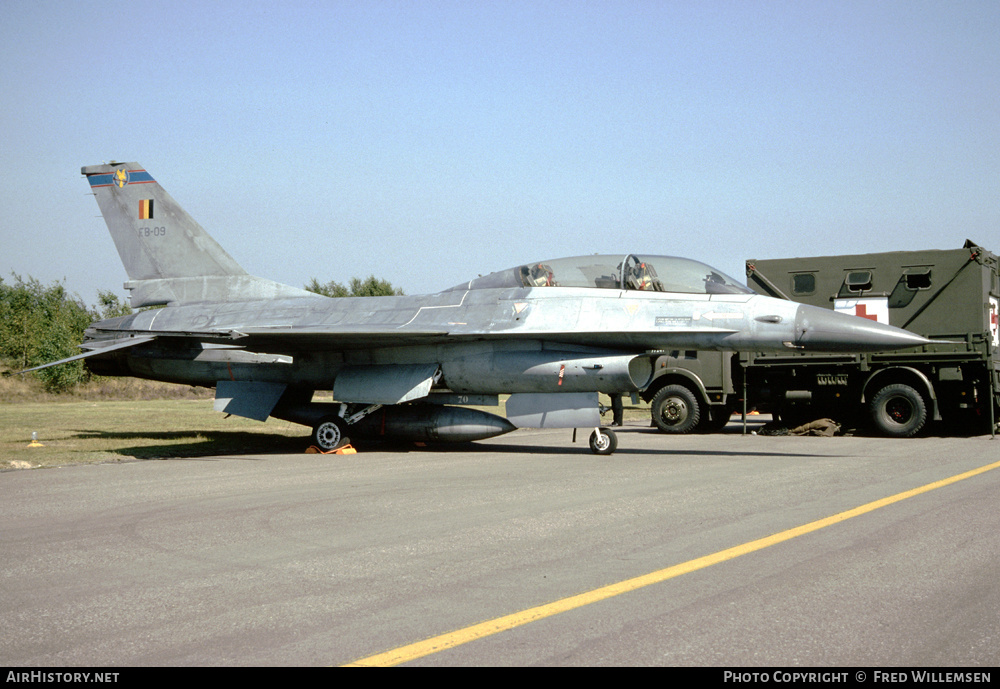 Aircraft Photo of FB-09 | General Dynamics F-16B Fighting Falcon | Belgium - Air Force | AirHistory.net #425790