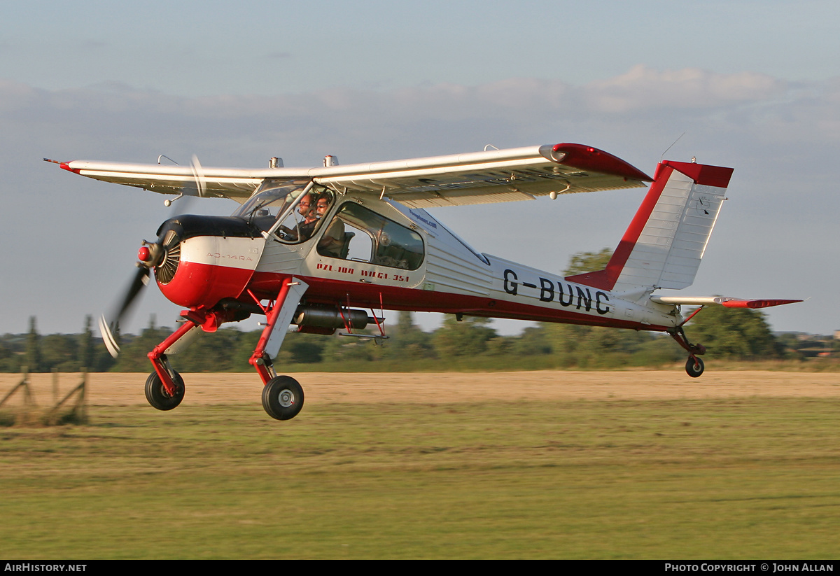 Aircraft Photo of G-BUNC | PZL-Okecie PZL-104 Wilga 35A | AirHistory.net #425826