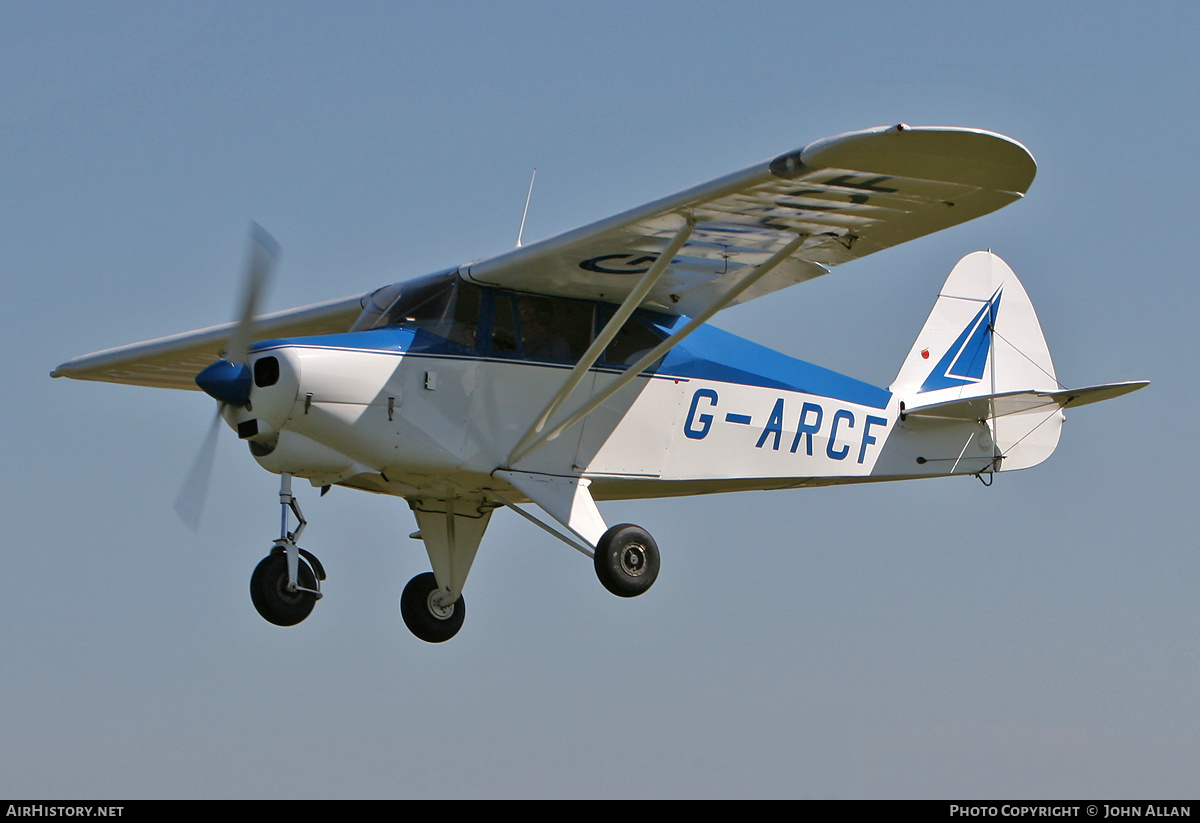 Aircraft Photo of G-ARCF | Piper PA-22-150 Tri-Pacer | AirHistory.net #425830