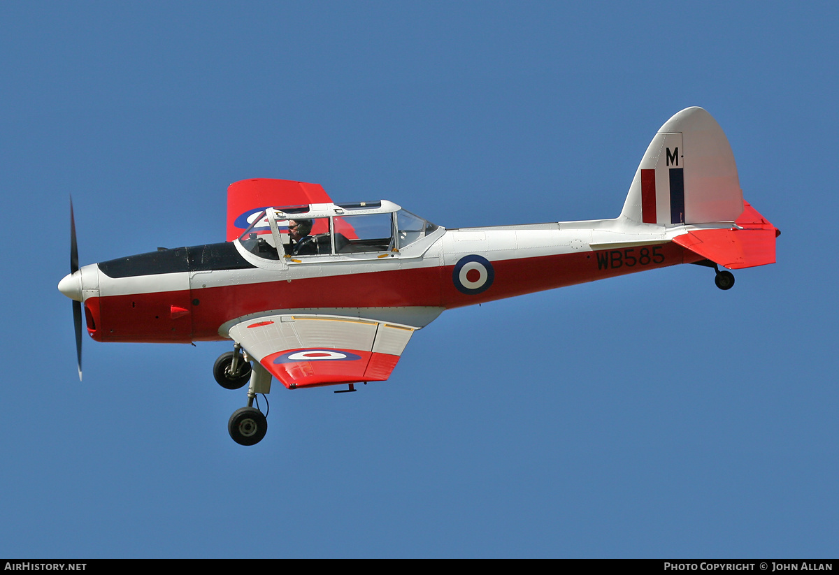 Aircraft Photo of G-AOSY / WB585 | De Havilland DHC-1 Chipmunk Mk22 | UK - Air Force | AirHistory.net #425842