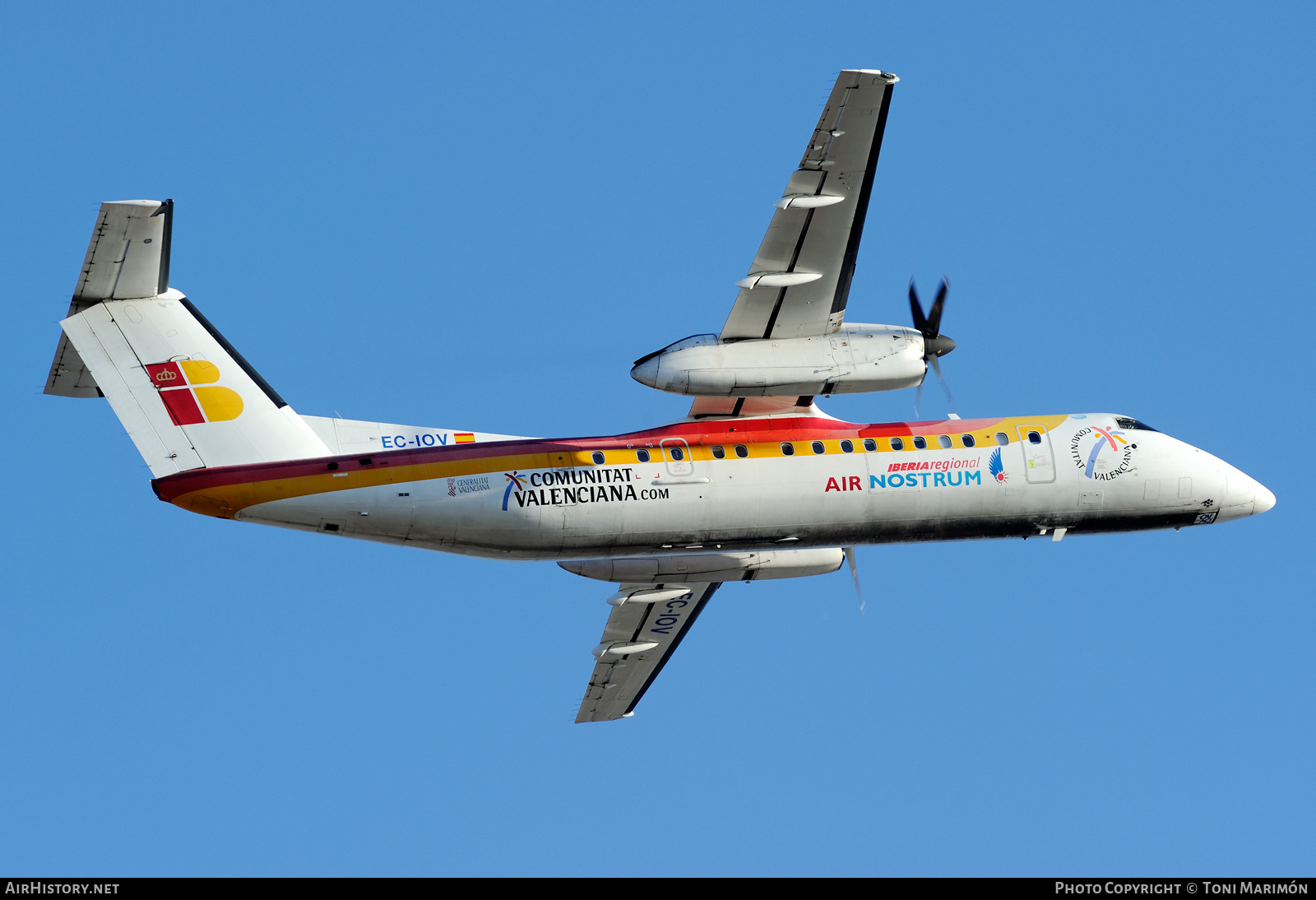 Aircraft Photo of EC-IOV | Bombardier DHC-8-315Q Dash 8 | Iberia Regional | AirHistory.net #425848