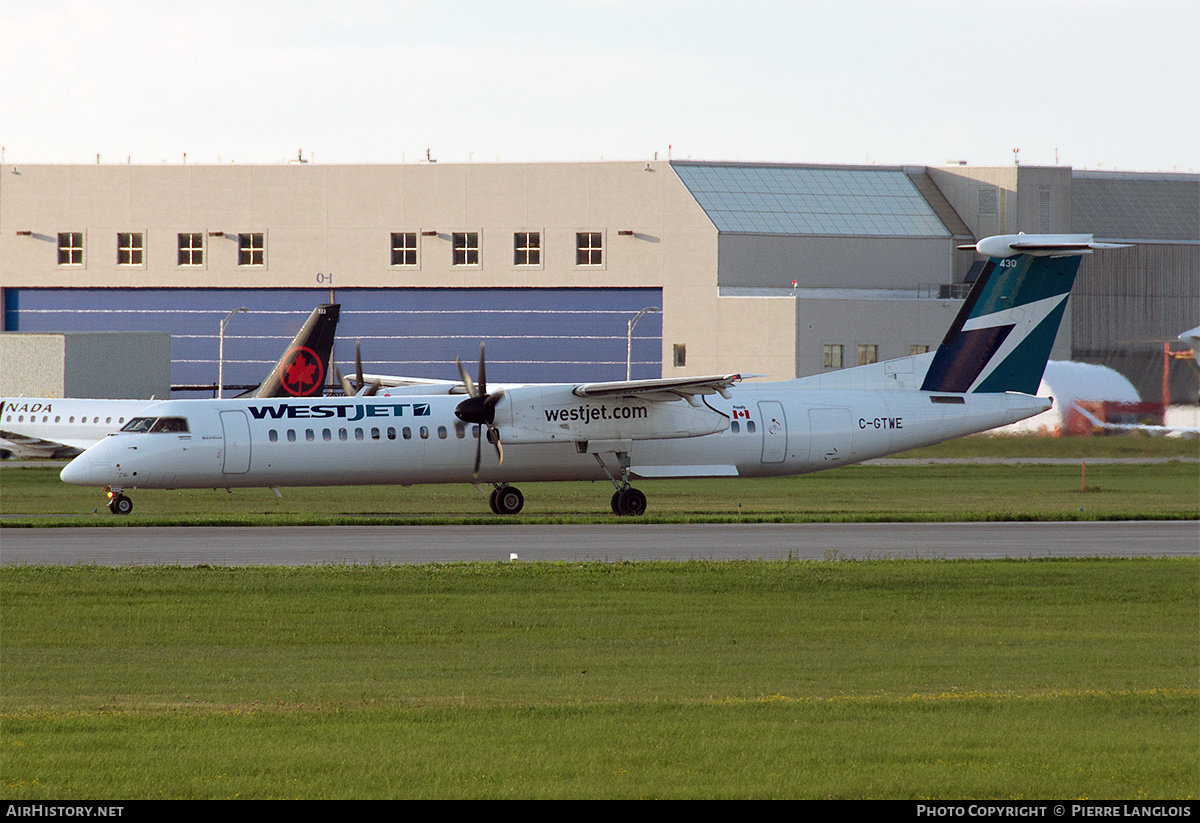 Aircraft Photo of C-GTWE | Bombardier DHC-8-402 Dash 8 | WestJet | AirHistory.net #425850