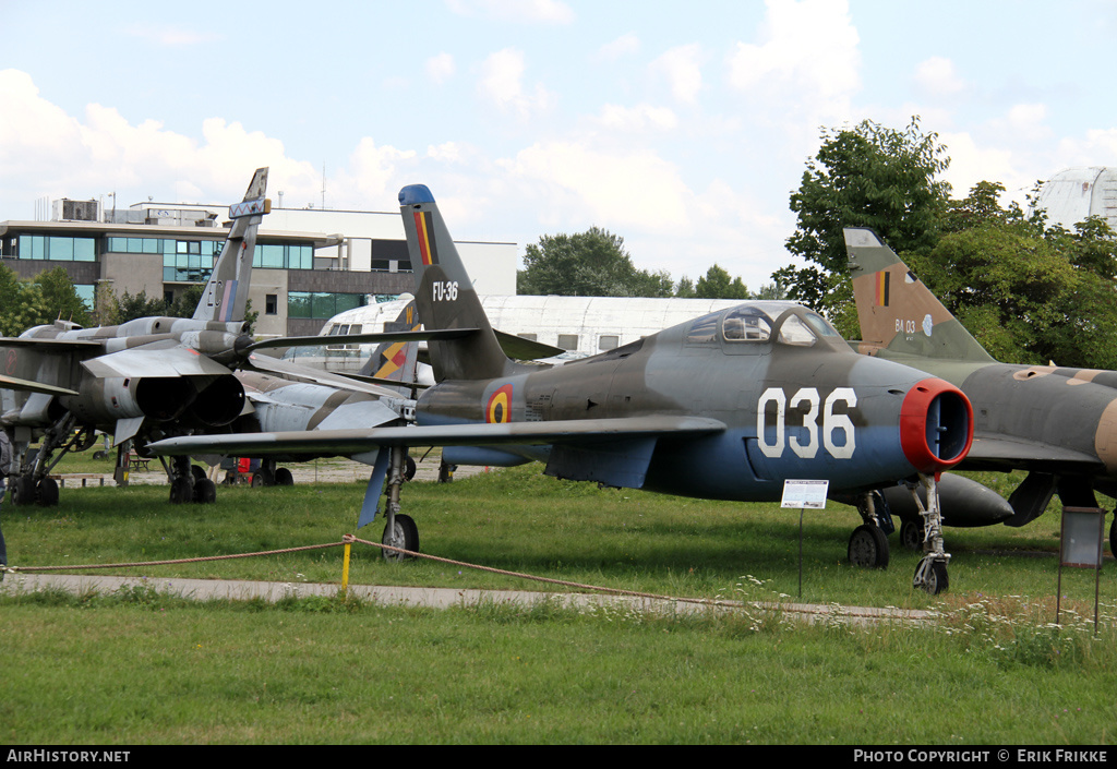 Aircraft Photo of FU-36 | Republic F-84F Thunderstreak | Belgium - Air Force | AirHistory.net #425918