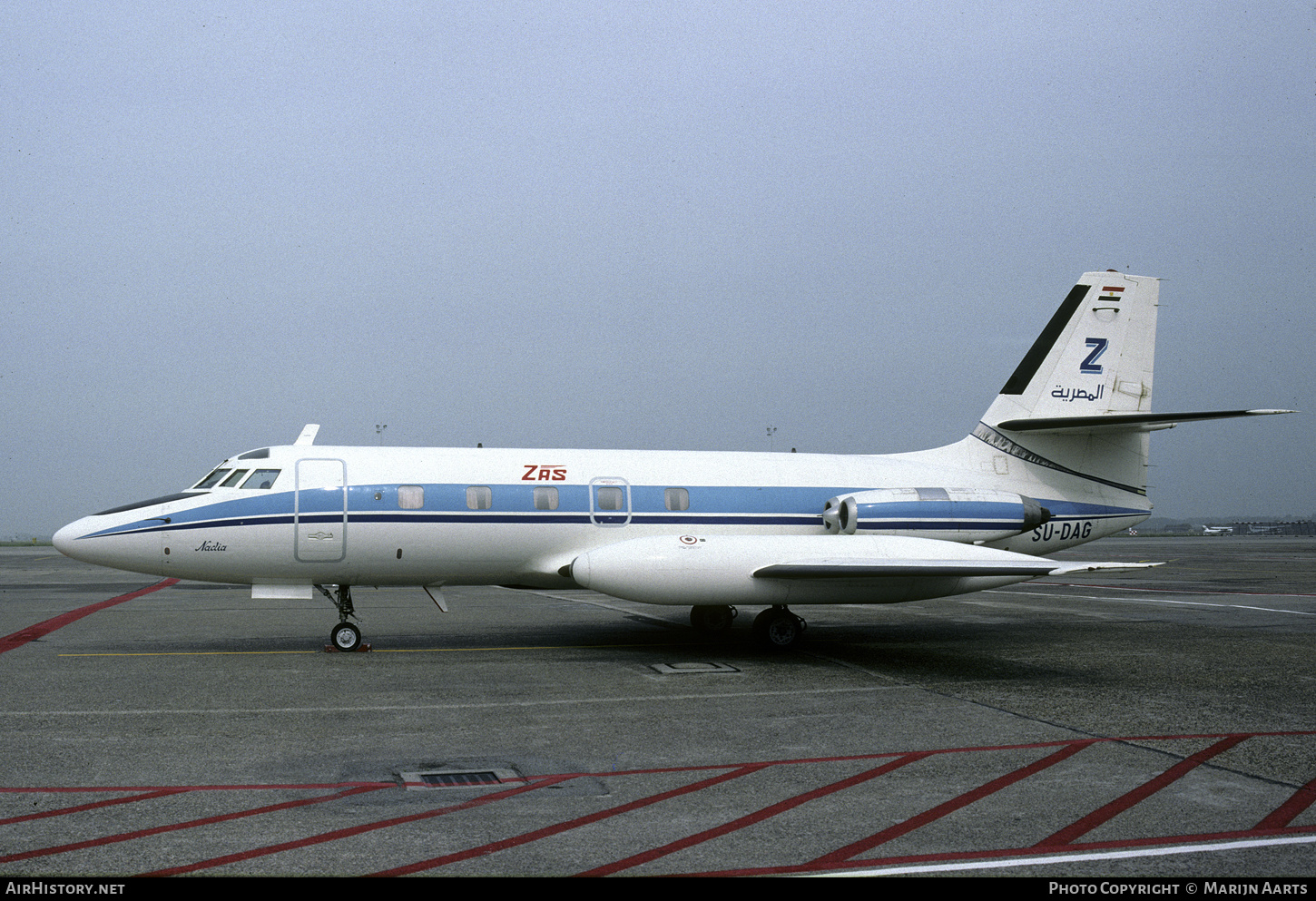 Aircraft Photo of SU-DAG | Lockheed L-1329 JetStar 8 | ZAS Airline of Egypt | AirHistory.net #425955