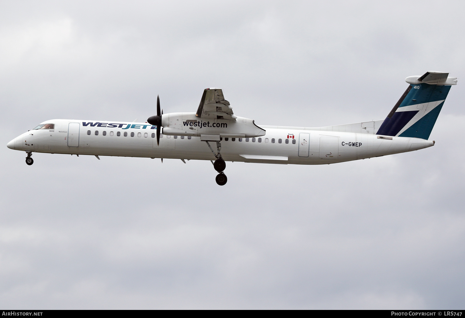 Aircraft Photo of C-GWEP | Bombardier DHC-8-402 Dash 8 | WestJet | AirHistory.net #425967
