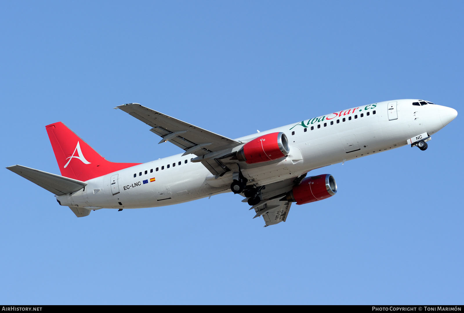 Aircraft Photo of EC-LNC | Boeing 737-4K5 | AlbaStar | AirHistory.net #425993