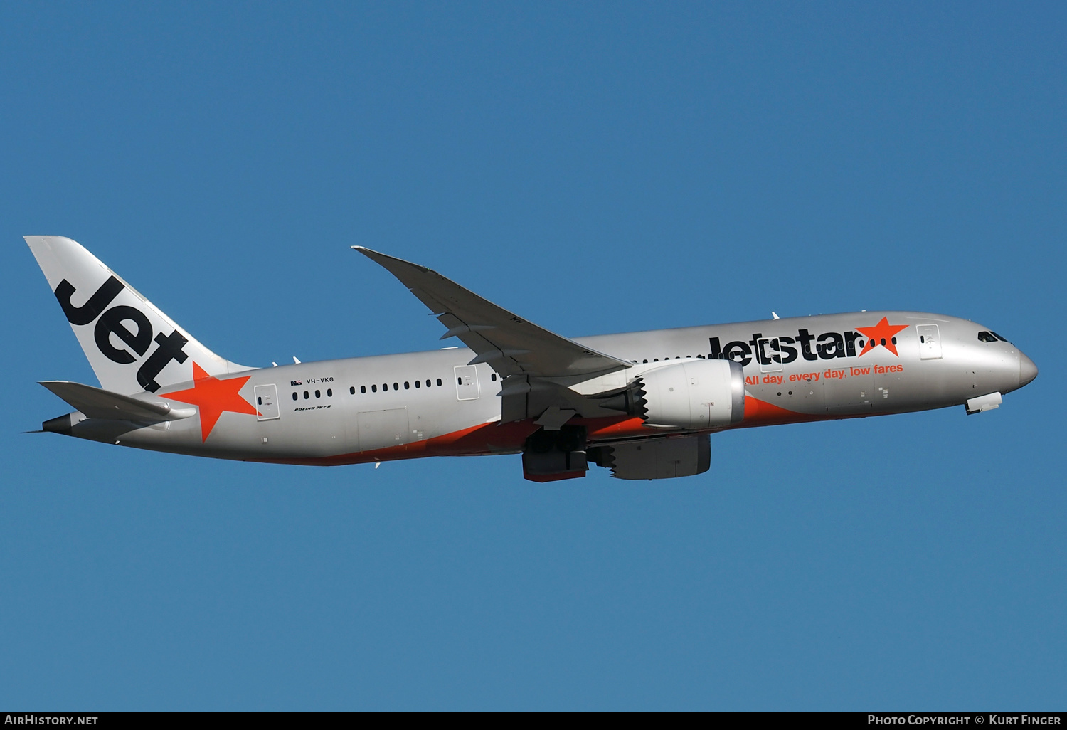 Aircraft Photo of VH-VKG | Boeing 787-8 Dreamliner | Jetstar Airways | AirHistory.net #426033