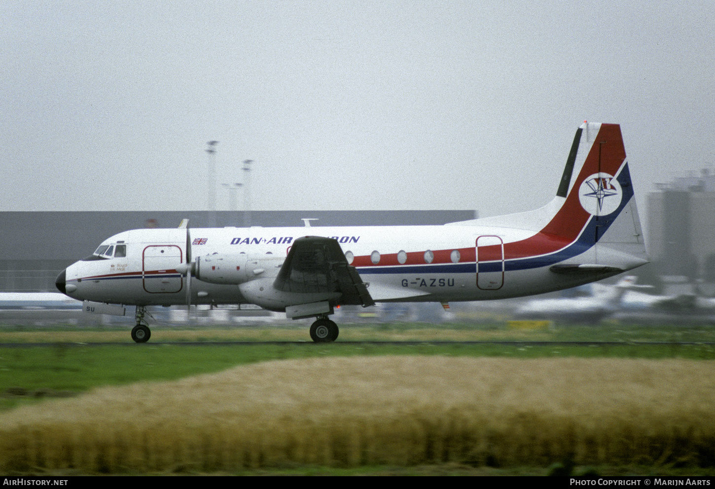 Aircraft Photo of G-AZSU | Hawker Siddeley HS-748 Srs2A/232 | Dan-Air London | AirHistory.net #426044