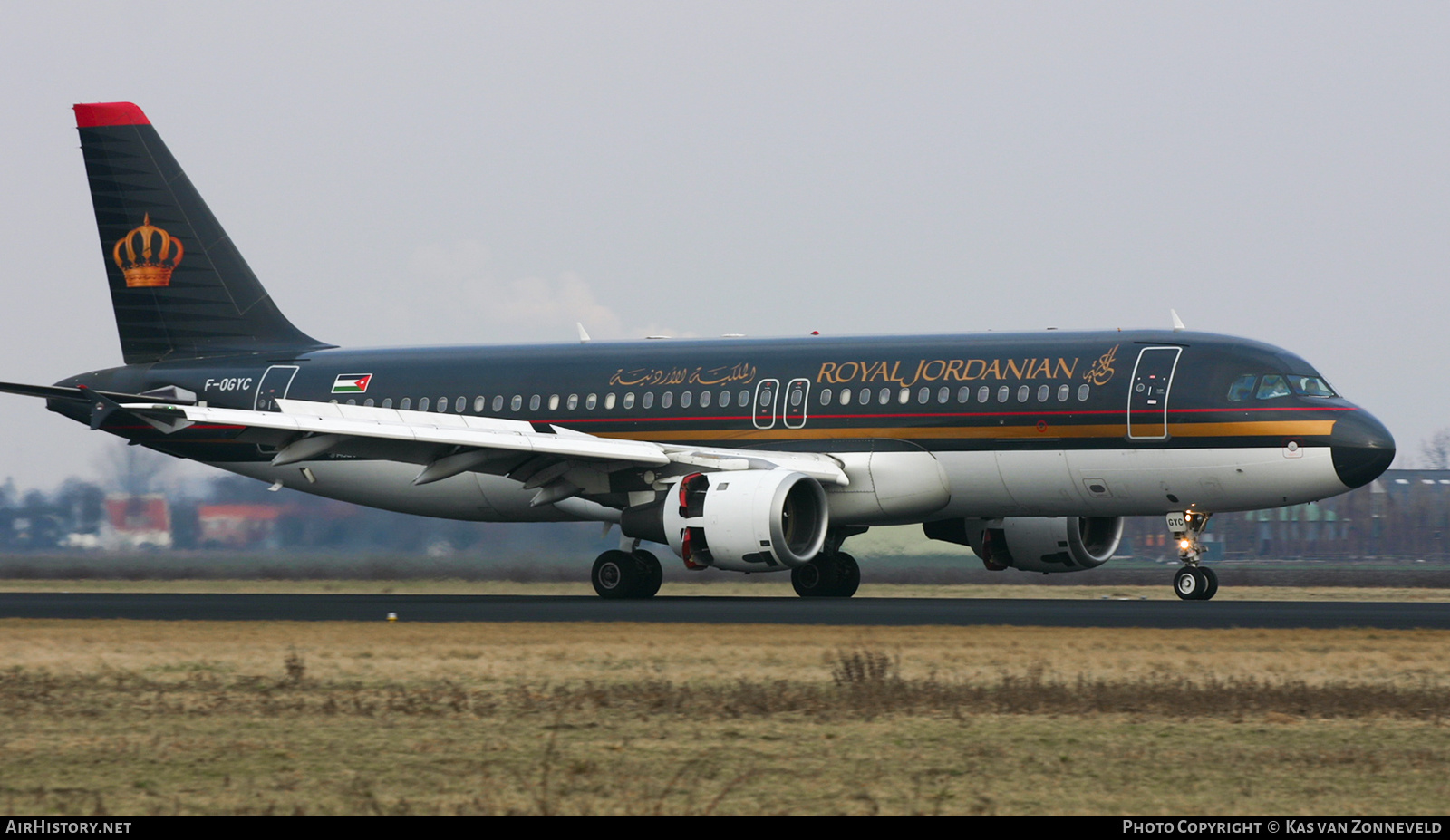 Aircraft Photo of F-OGYC | Airbus A320-212 | Royal Jordanian Airlines | AirHistory.net #426051