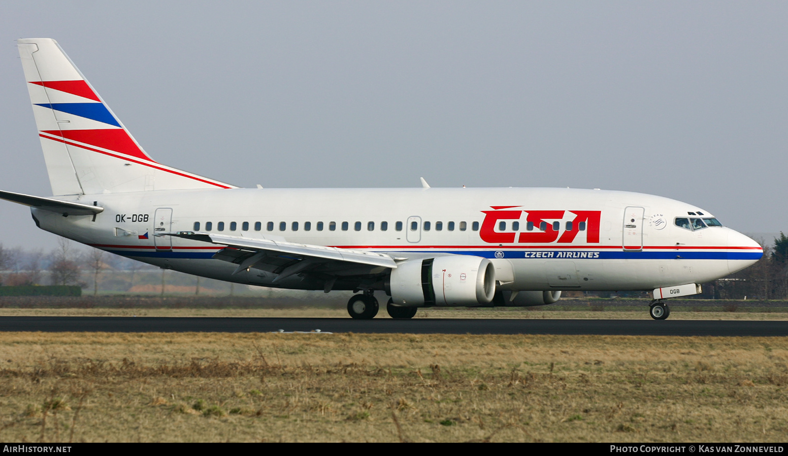 Aircraft Photo of OK-DGB | Boeing 737-5L9 | ČSA - Czech Airlines | AirHistory.net #426056