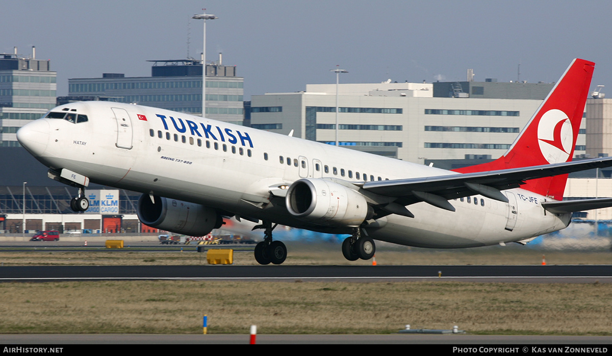 Aircraft Photo of TC-JFE | Boeing 737-8F2 | Turkish Airlines | AirHistory.net #426062