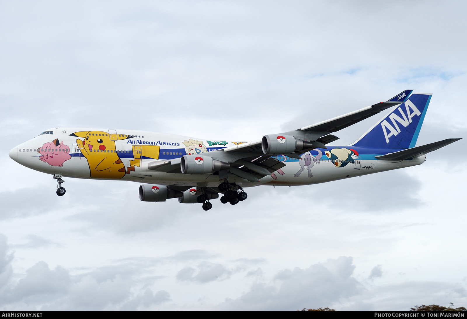 Aircraft Photo of JA8962 | Boeing 747-481 | All Nippon Airways - ANA | AirHistory.net #426108