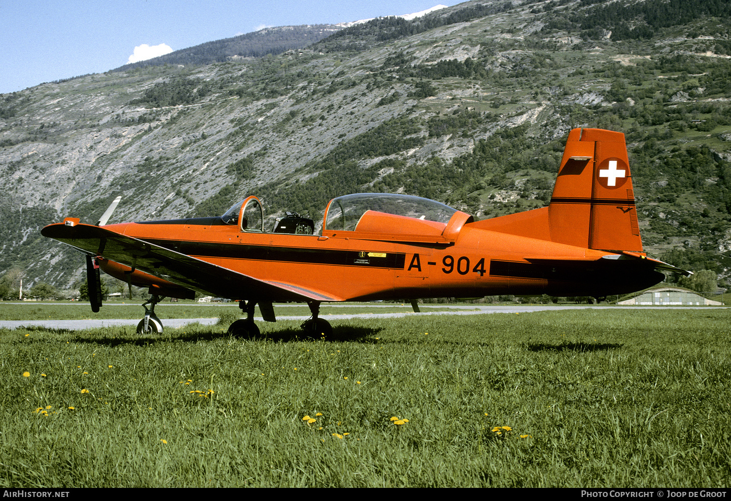 Aircraft Photo of A-904 | Pilatus PC-7 | Switzerland - Air Force | AirHistory.net #426128