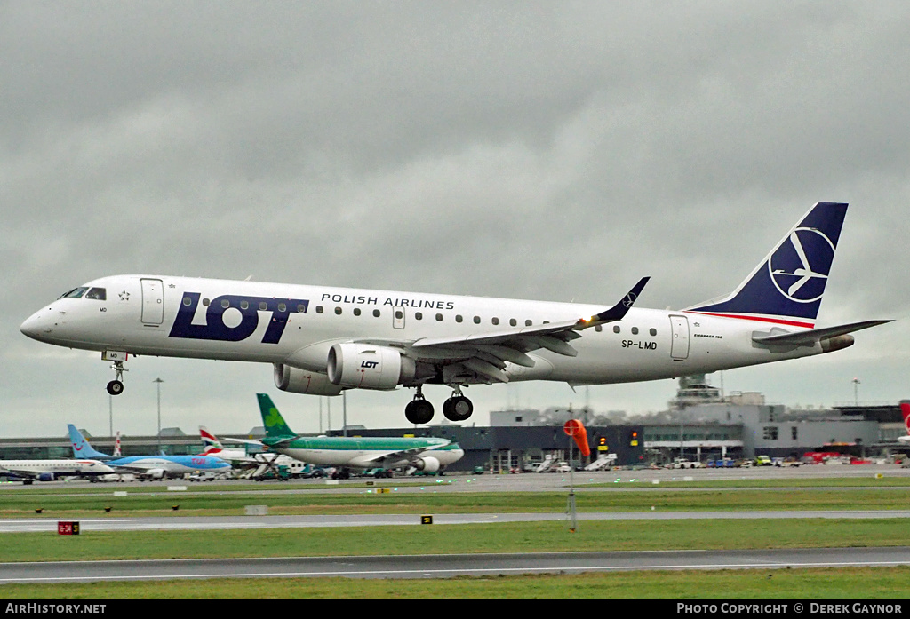 Aircraft Photo of SP-LMD | Embraer 190STD (ERJ-190-100STD) | LOT Polish Airlines - Polskie Linie Lotnicze | AirHistory.net #426134