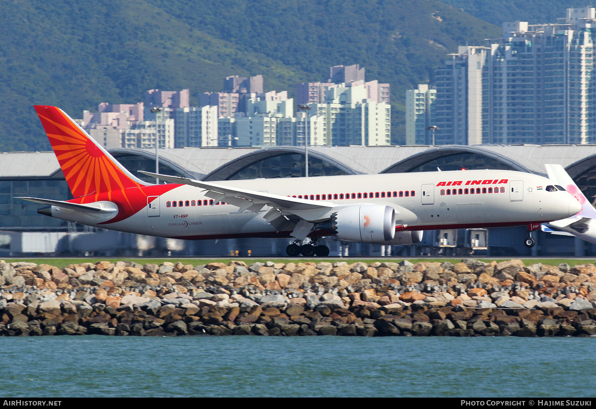 Aircraft Photo of VT-ANP | Boeing 787-8 Dreamliner | Air India | AirHistory.net #426136