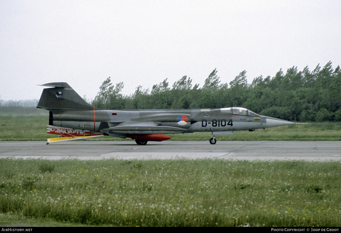 Aircraft Photo of D-8104 | Lockheed F-104G Starfighter | Netherlands - Air Force | AirHistory.net #426145
