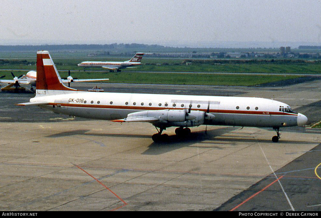 Aircraft Photo of OK-018 | Ilyushin Il-18LL | VZLU - Výzkumný a Zkušební Letecký Ústav | AirHistory.net #426149