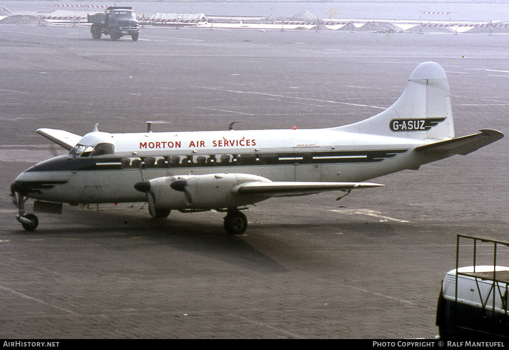 Aircraft Photo of G-ASUZ | De Havilland D.H. 114 Heron 2D | Morton Air Services | AirHistory.net #426154