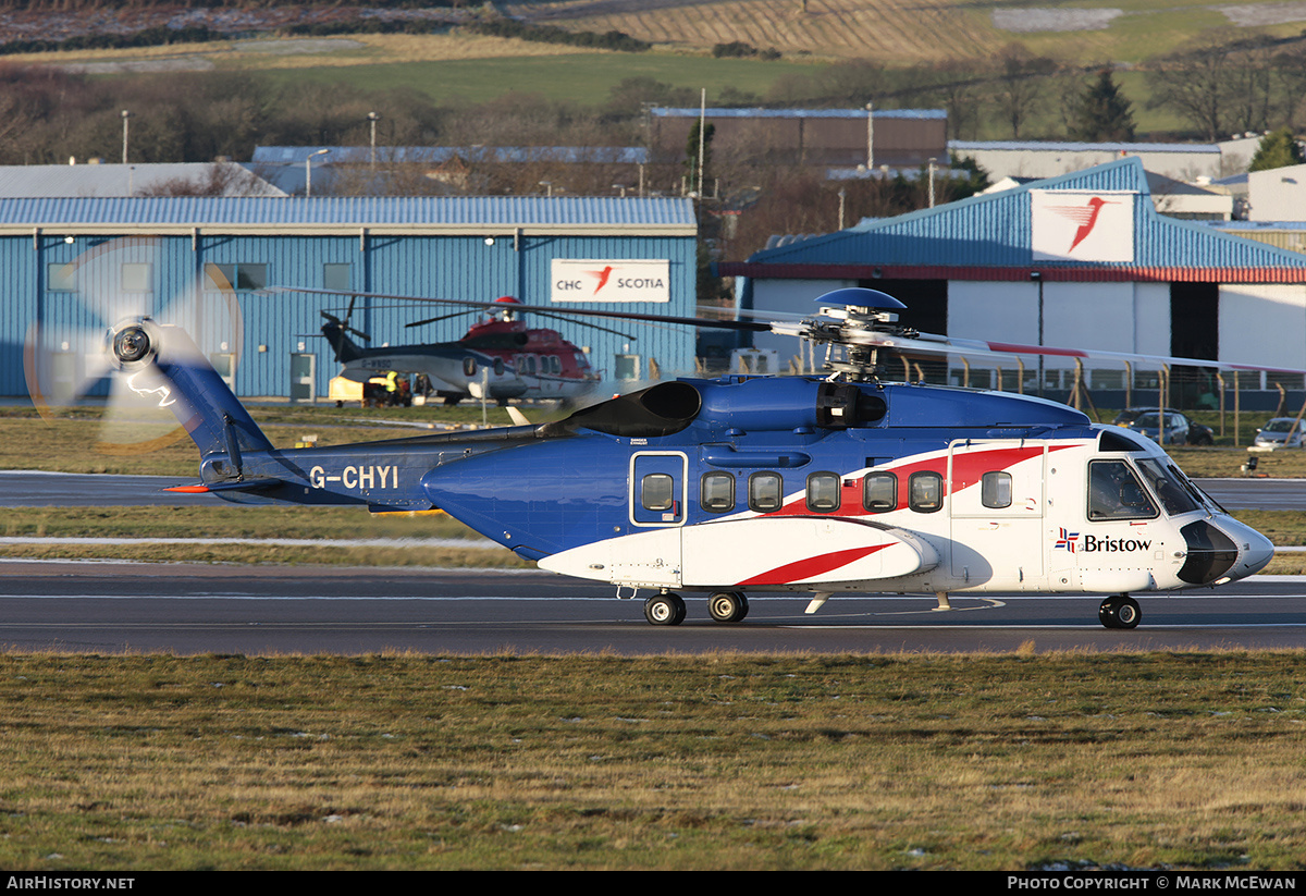 Aircraft Photo of G-CHYI | Sikorsky S-92A | Bristow Helicopters | AirHistory.net #426169