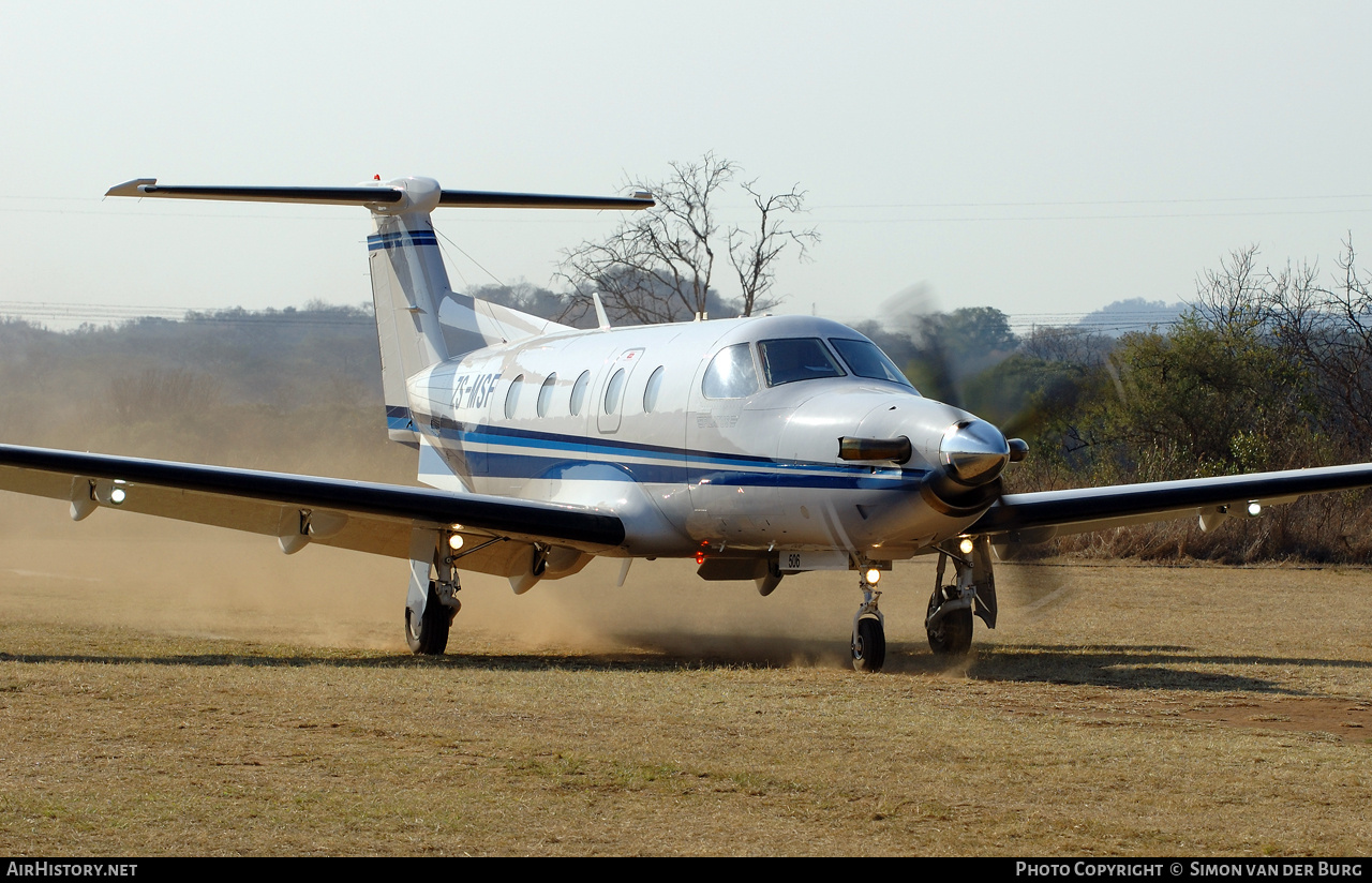 Aircraft Photo of ZS-MSF | Pilatus PC-12/45 | AirHistory.net #426175