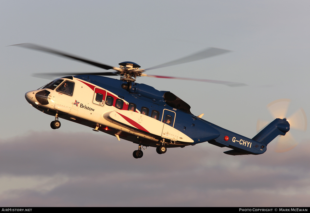 Aircraft Photo of G-CHYI | Sikorsky S-92A | Bristow Helicopters | AirHistory.net #426176