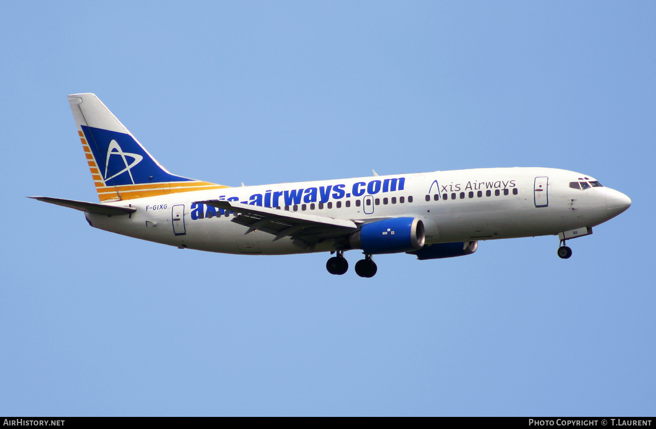 Aircraft Photo of F-GIXG | Boeing 737-382(QC) | Axis Airways | AirHistory.net #426200