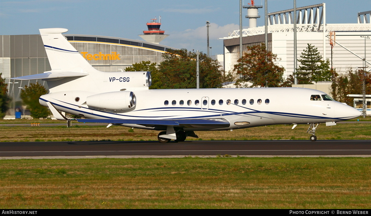 Aircraft Photo of VP-CSG | Dassault Falcon 7X | AirHistory.net #426202