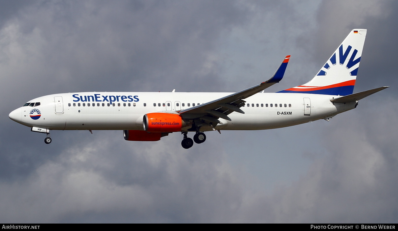 Aircraft Photo of D-ASXM | Boeing 737-8EH | SunExpress | AirHistory.net #426223