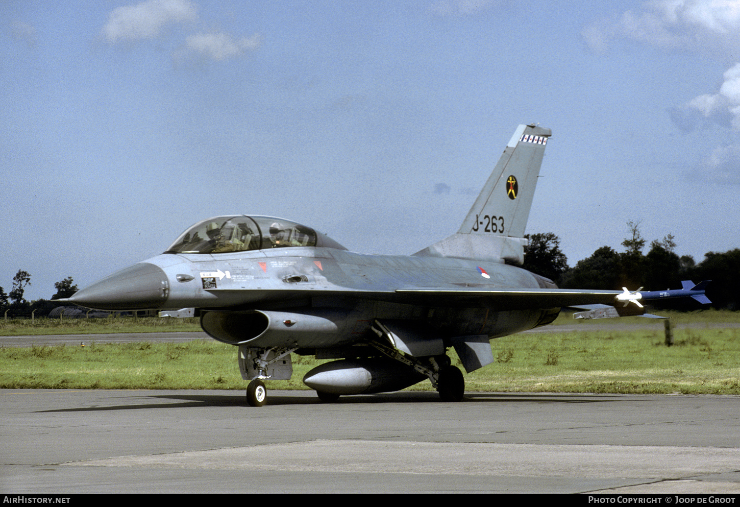 Aircraft Photo of J-263 | General Dynamics F-16B Fighting Falcon | Netherlands - Air Force | AirHistory.net #426228