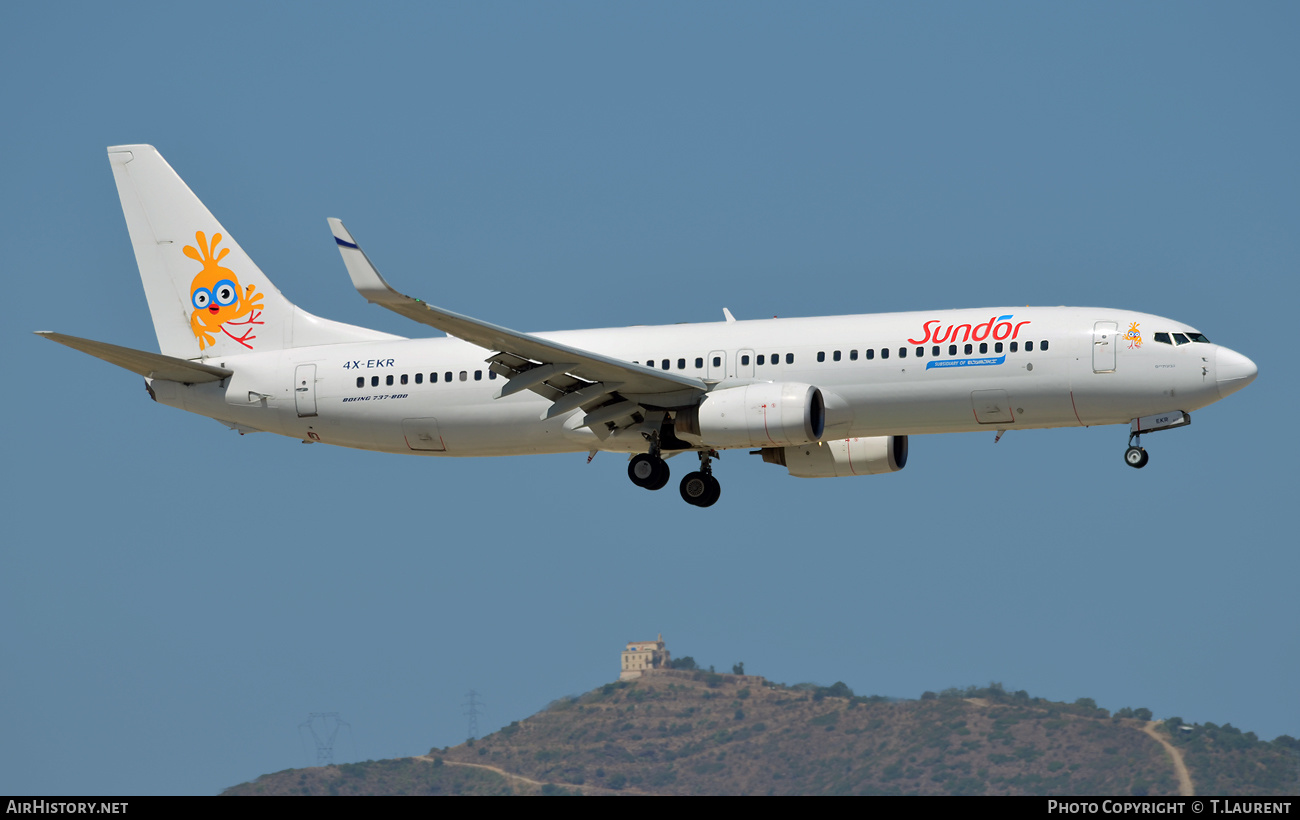 Aircraft Photo of 4X-EKR | Boeing 737-804 | Sun d'Or International Airlines | AirHistory.net #426236